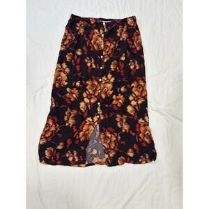 Vintage Worthington Midi Button Skirt